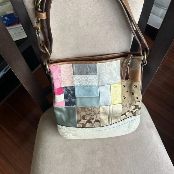 Patchwork Shoulder Bag - Picture 4 of 4